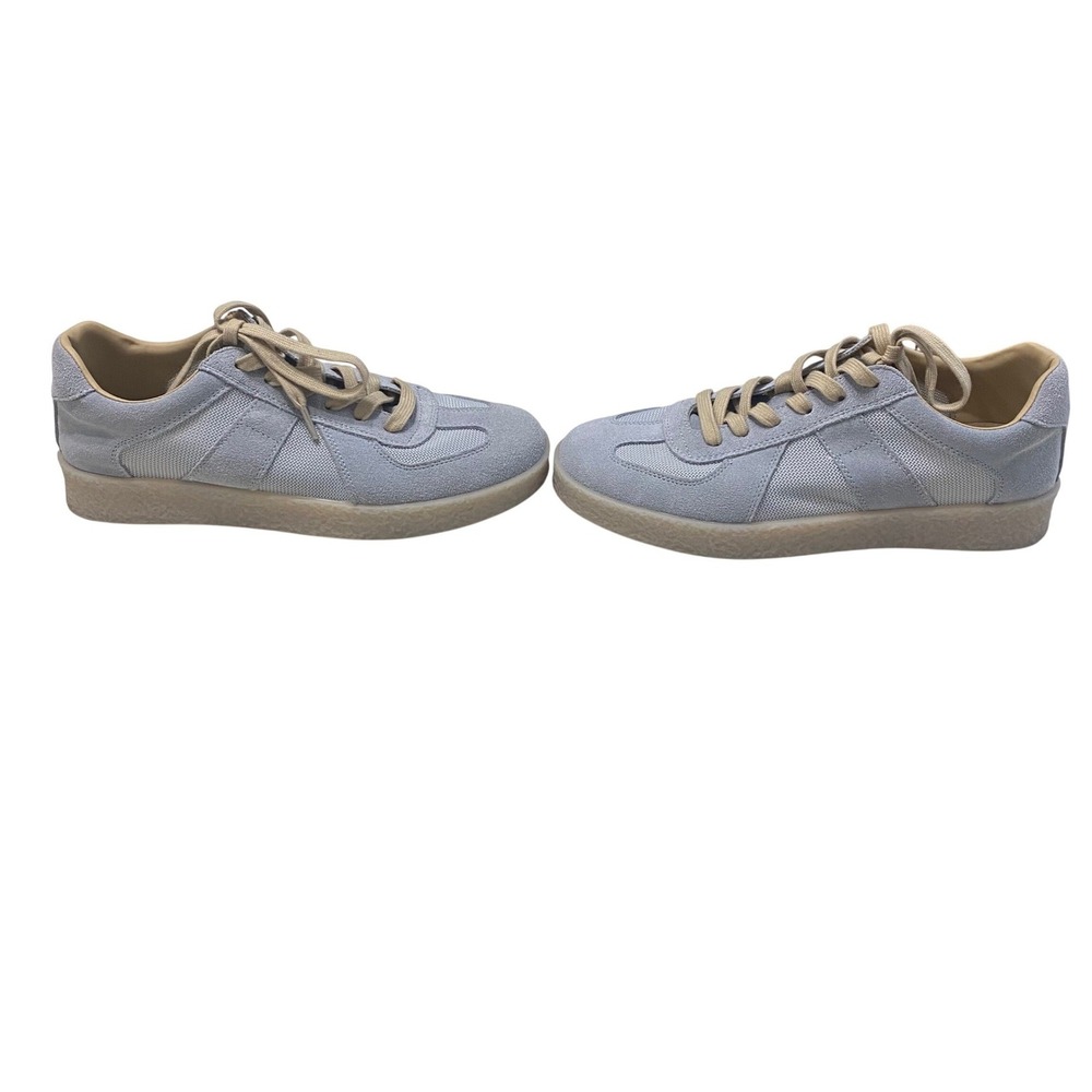 Steve Madden Hyper Sneakers Blue Suede Mesh Platform Womens 8 NEW Streetwear